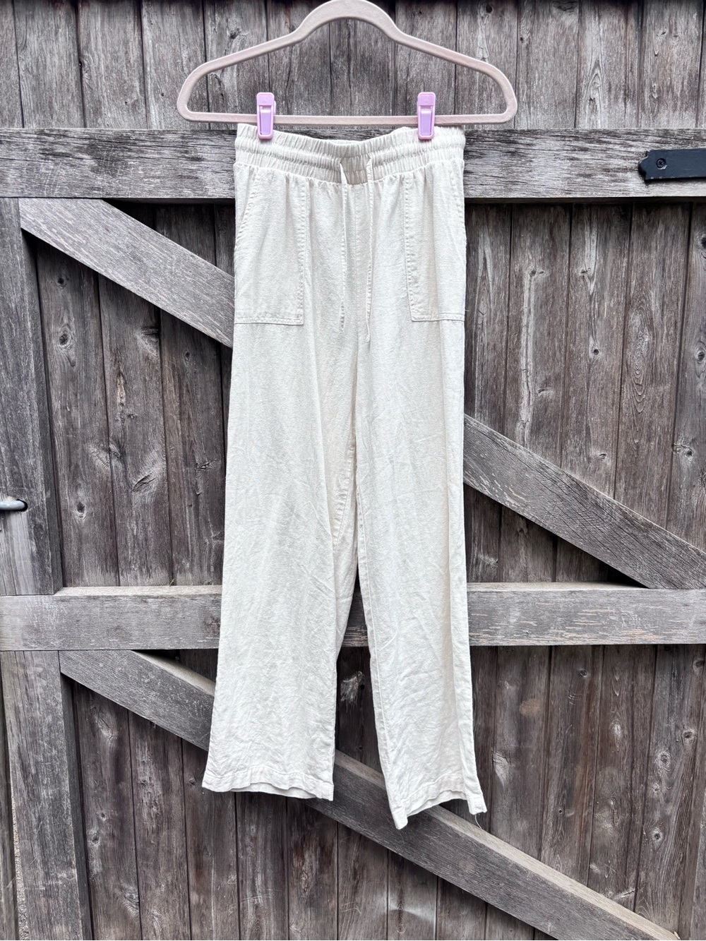 White Linen Pants